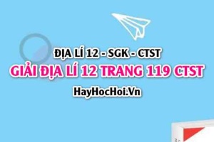 Giải Địa lí 12 trang 119 Chân trời sáng tạo SGK
